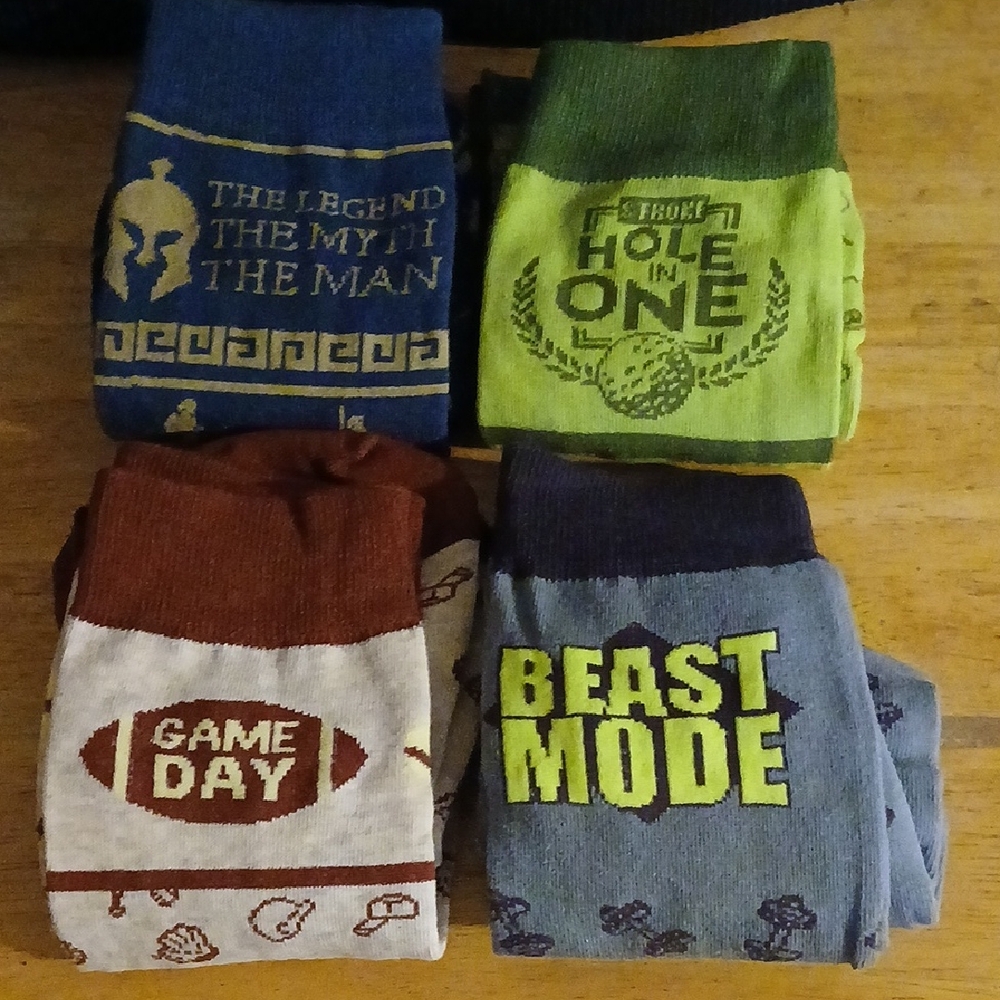 Men's Assorted Graphic Socks Set